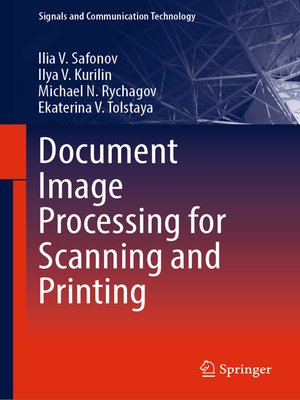 cover image of Document Image Processing for Scanning and Printing